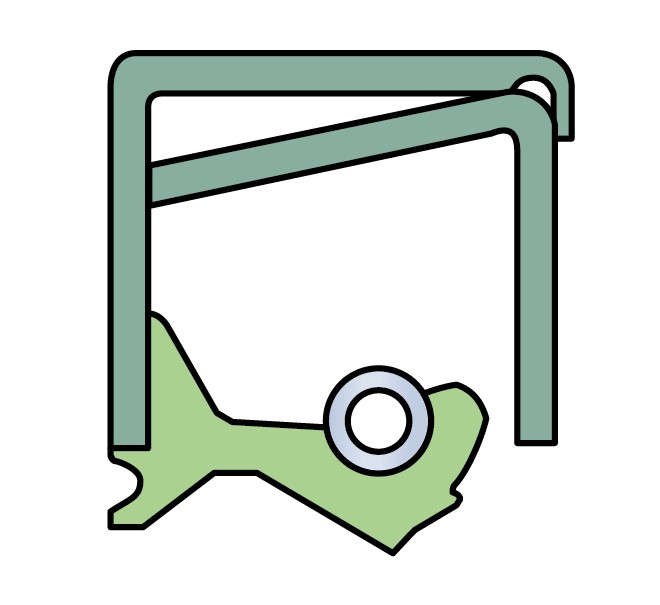 Манжетное уплотнение с двойным металлическим корпусом, кромкой SKF Wave и вспомогательной бесконтактной кромкой, для жидкой или пластичной смазки, метрические и дюймовые размеры