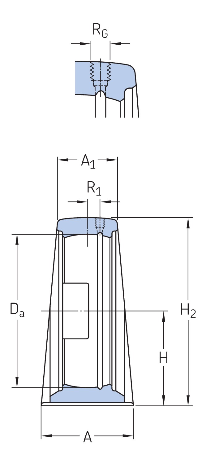 Стационарный корпус для корпусных подшипников, чугун, японские стандарты