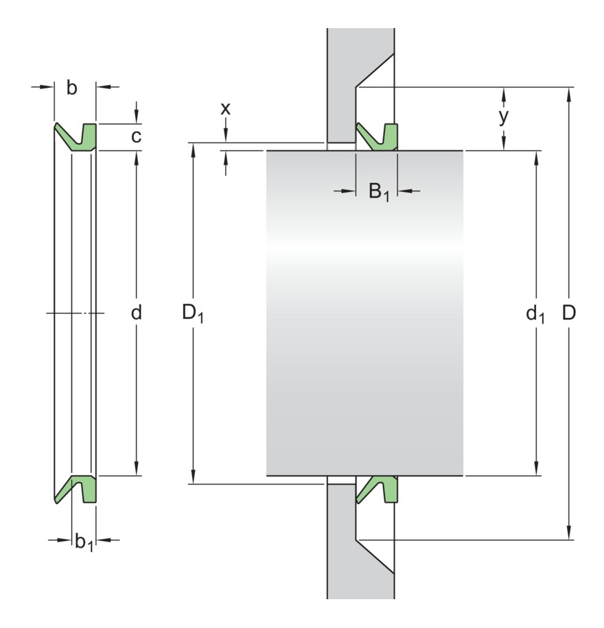 V-образное уплотнение