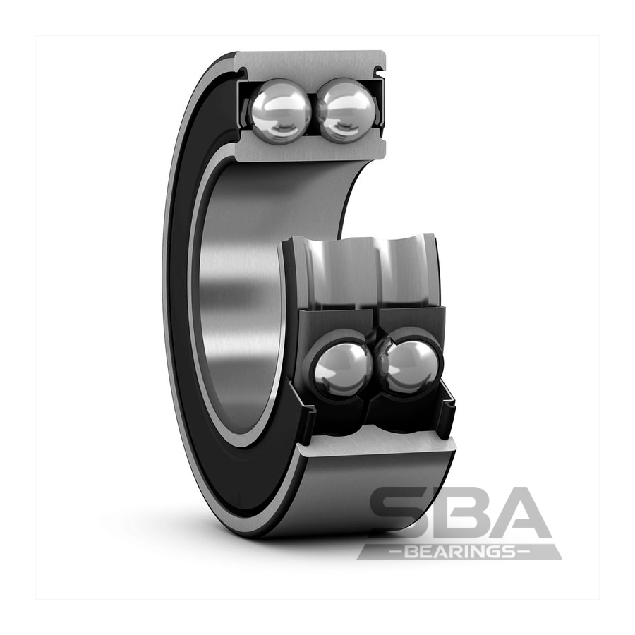 sba 3205 a-2rs1 двухрядный радиально-упорный шарикоподшипник с уплотнениями с обеих сторон