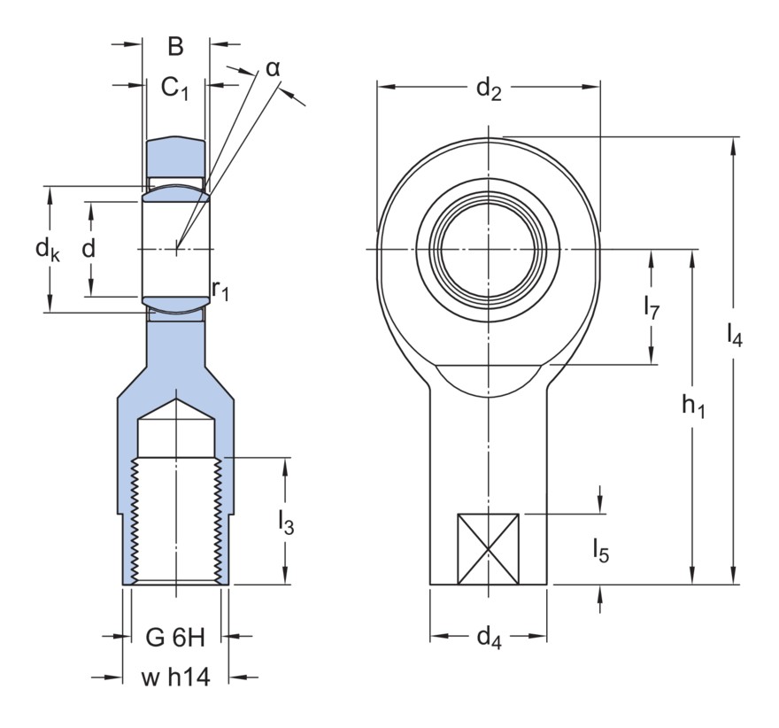 Наконечник штока