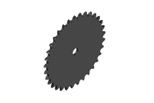 однорядная плоская звёздочка с «черновым» отверстием, ansi phs 100-1a58