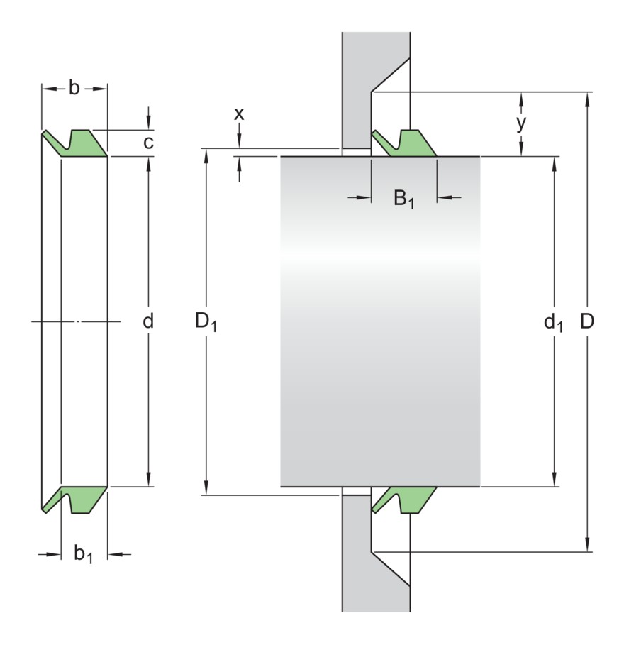 V-образное уплотнение