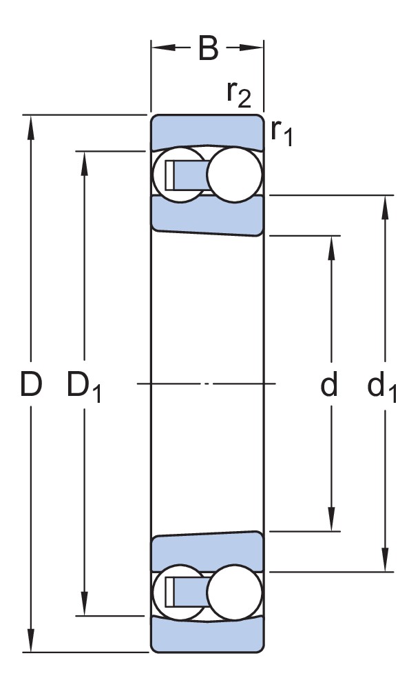 Самоустанавливающийся шарикоподшипник с коническим отверстием
