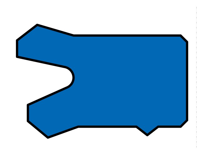 Гидравлическое U-образное уплотнение штока с вогнутой задней частью (bump-heel)