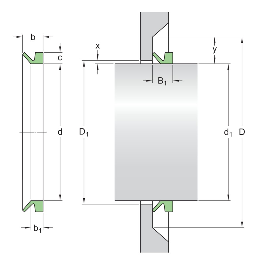 V-образное уплотнение