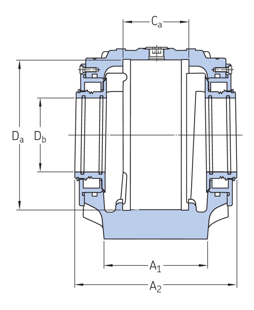 Разъёмный стационарный корпус серии SNL серий 2, 3, 5 и 6