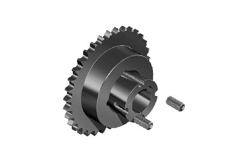 однорядная звёздочка с отверстием под коническую втулку и односторонней ступицей, европейские стандарты (en) phs 28b-1tb60
