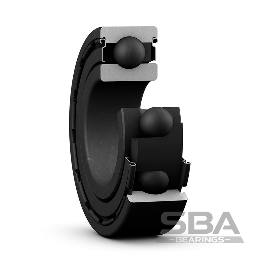 sba 6204-2z/va228 высокотемпературный радиальный шарикоподшипник с защитными шайбами с обеих сторон