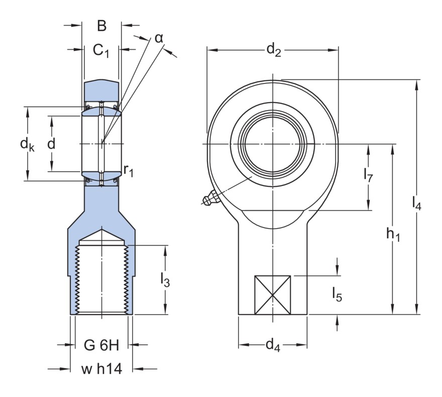 Наконечник штока