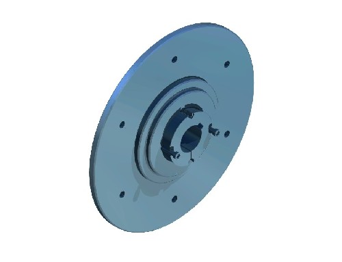 ступица под соединение болтами, с отверстием под коническую втулку, тип sm phh sm12