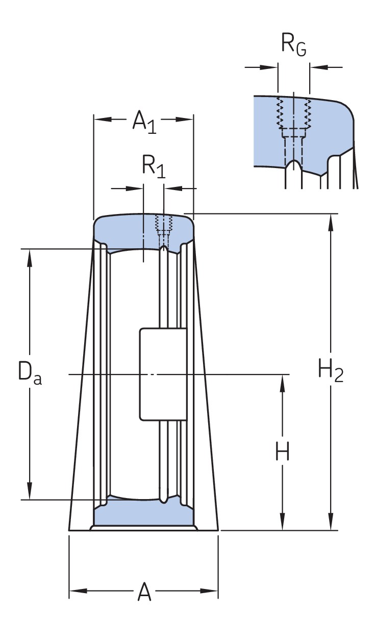Стационарный корпус с коротким основанием для корпусных подшипников, чугун