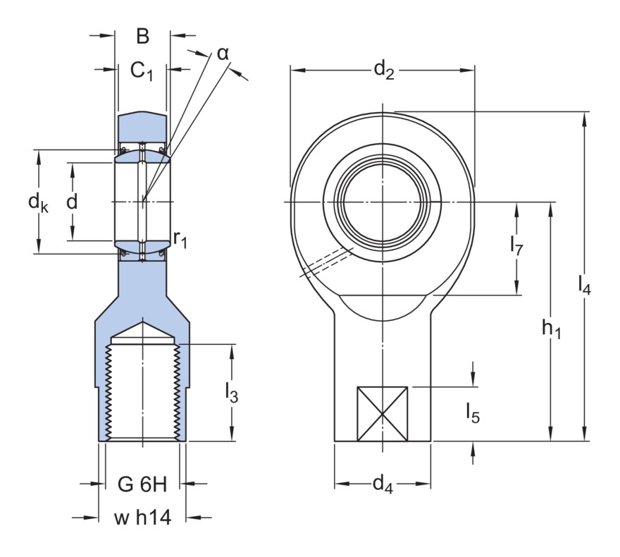 Наконечник штока