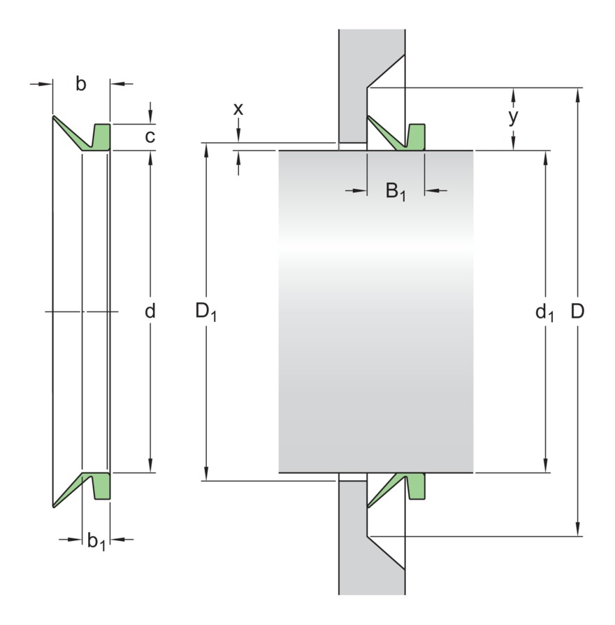 V-образное уплотнение