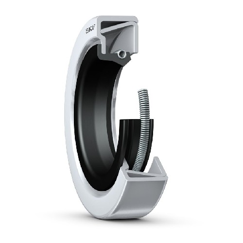 манжетное уплотнение с двойным металлическим корпусом и однокромочным уплотнением, для жидкой или пластичной смазки, метрические размеры 41761