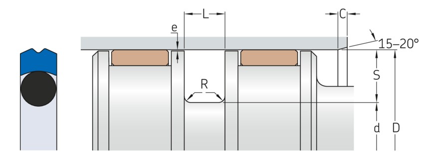 Уплотнение поршня