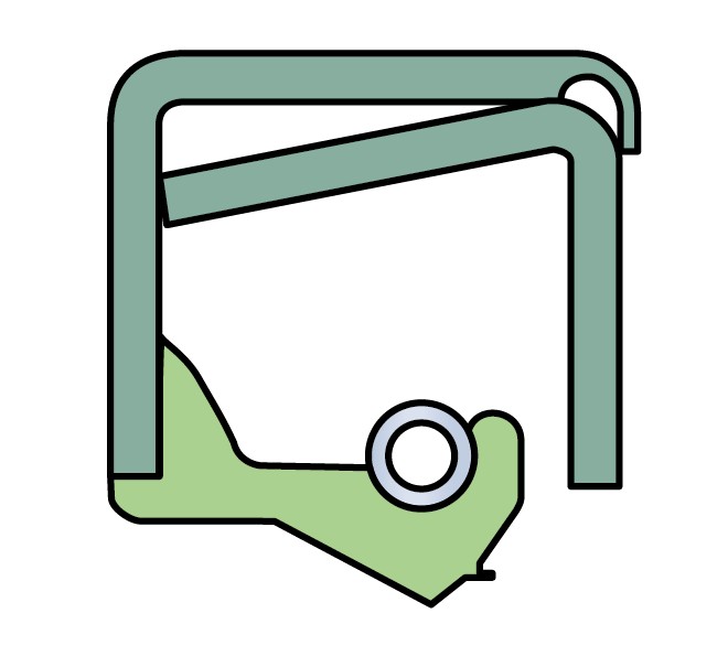 Манжетное уплотнение с двойным металлическим корпусом и кромкой SKF Wave, для жидкой или пластичной смазки, метрические и дюймовые размеры
