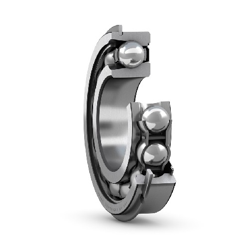 радиальный шарикоподшипник с пазами для ввода шариков и встроенным уплотнением 214-znr