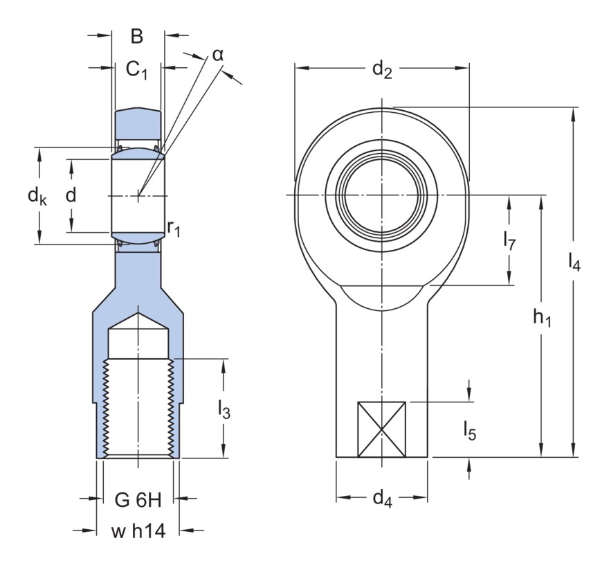 Наконечник штока