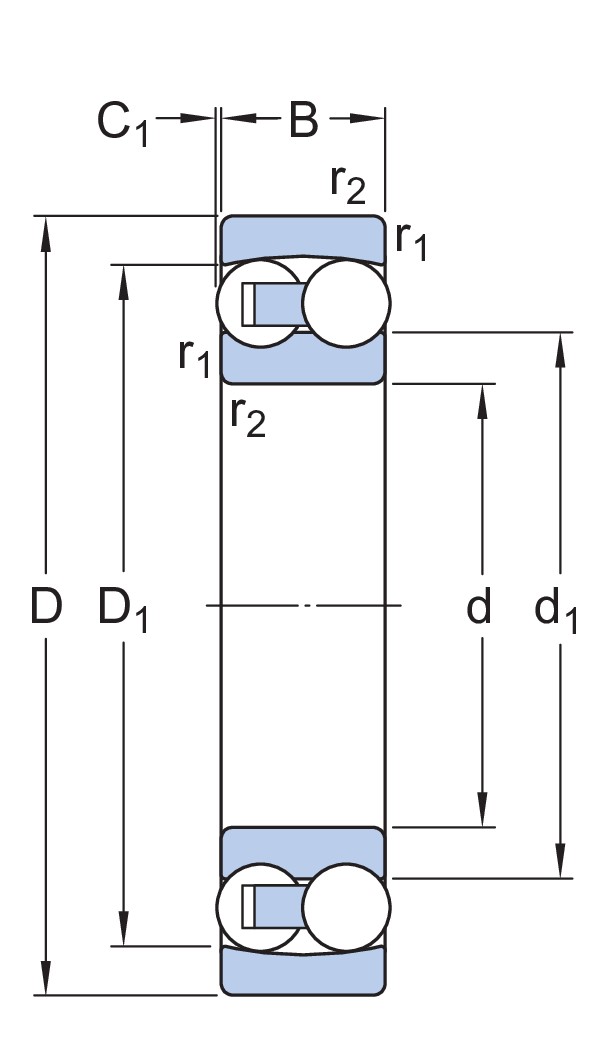 Самоустанавливающийся шарикоподшипник