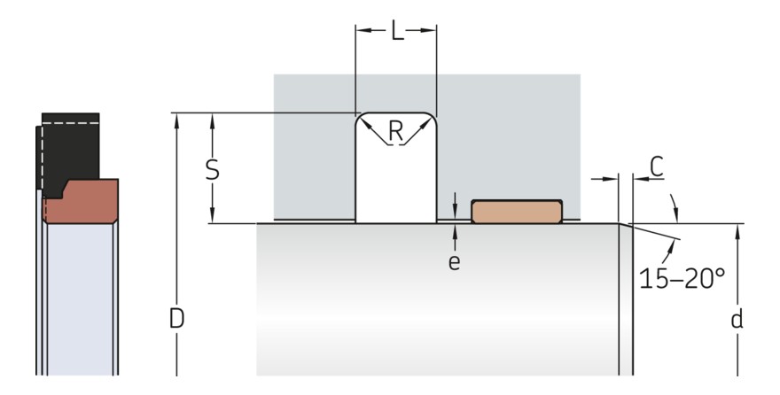 Первичное и вторичное уплотнение штока