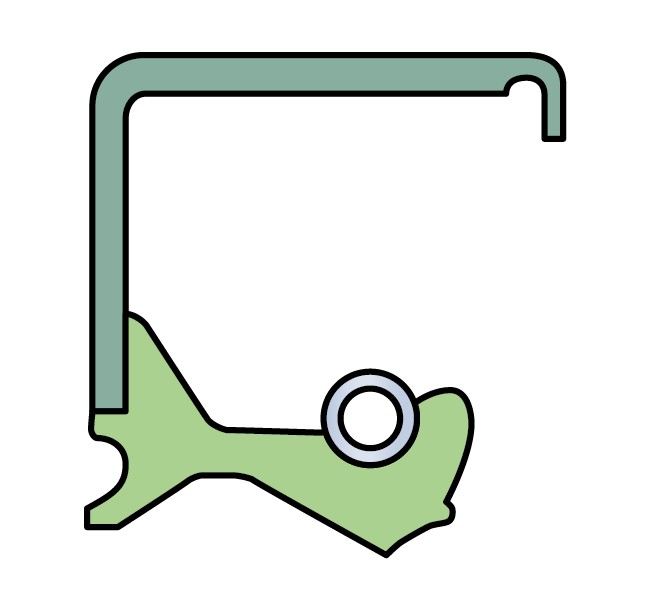 Манжетное уплотнение с металлическим корпусом, кромкой SKF Wave и вспомогательной контактной кромкой, для жидкой или пластичной смазки, дюймовые размеры