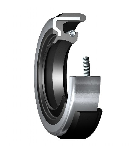 манжетное уплотнение с металлическим корпусом, двойной кромкой skf wave и вспомогательной контактной кромкой, для жидкой или пластичной смазки, дюймовые размеры 14208