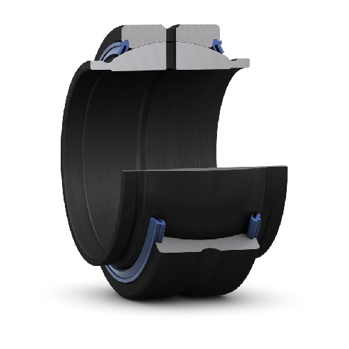 радиальный сферический подшипник скольжения, требует техобслуживания, с уплотнениями, метрические размеры gem 50 es-2rs