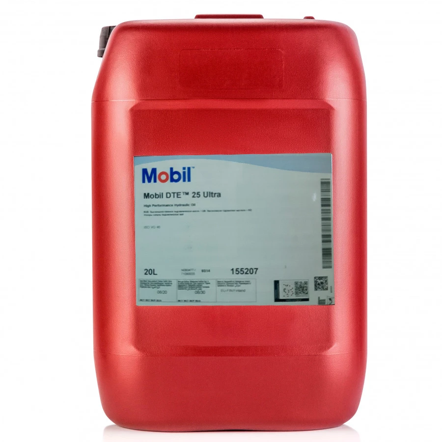 mobil dte oil 25 ultra 20л масло гидравлическое