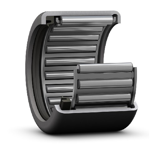 игольчатый роликоподшипник со штампованным наружным кольцом, открытыми торцами и встроенным уплотнением hk 4018 rs