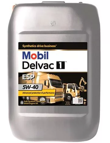 mobil delvac 1 esp 5w40 20л масло моторное
