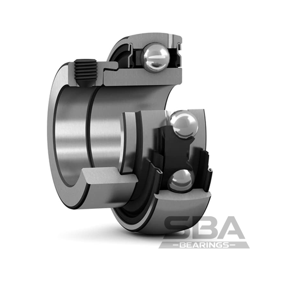 sba yet 205 корпусный подшипник с эксцентриковым стопорным кольцом и узким внутренним кольцом, тип peer