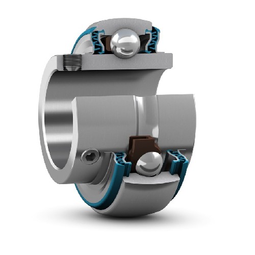 корпусный подшипник с установочными винтами с фиксирующим и широким внутренним кольцом yar 208-2lpw/zm