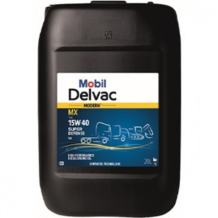mobil delvac modern 15w-40 super defense v4 20л масло моторное