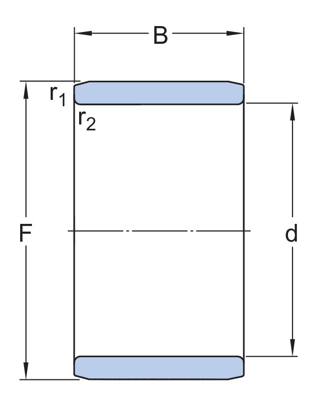 Внутреннее кольцо для однорядных игольчатых роликоподшипников серии IR