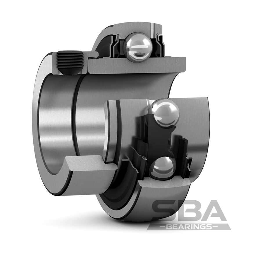 sba yel 210-2f корпусный подшипник с эксцентриковым стопорным кольцом и широким внутренним кольцом