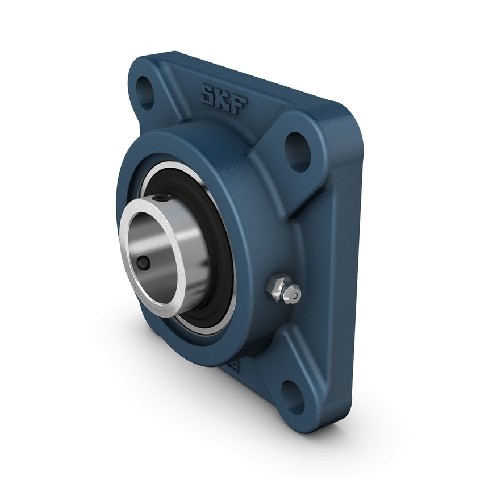 шарикоподшипниковый узел с фланцем с тремя крепёжными болтами, с широким внутренним кольцом и фиксацией при помощи закрепительной втулки, чугун, стандарты jis fy 20 tf