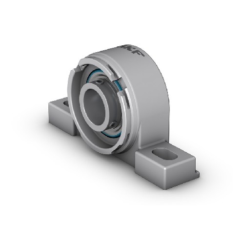 стационарный шарикоподшипниковый узел с широким внутренним кольцом и фиксацией с помощью установочных винтов, нержавеющая сталь p2bss 40m-tpss