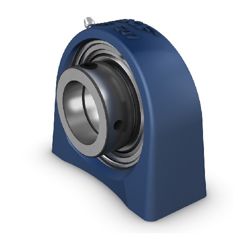 стационарный шарикоподшипниковый узел с коротким основанием с узким внутренним кольцом и с эксцентриковым стопорным кольцом, чугун syf 30 fm