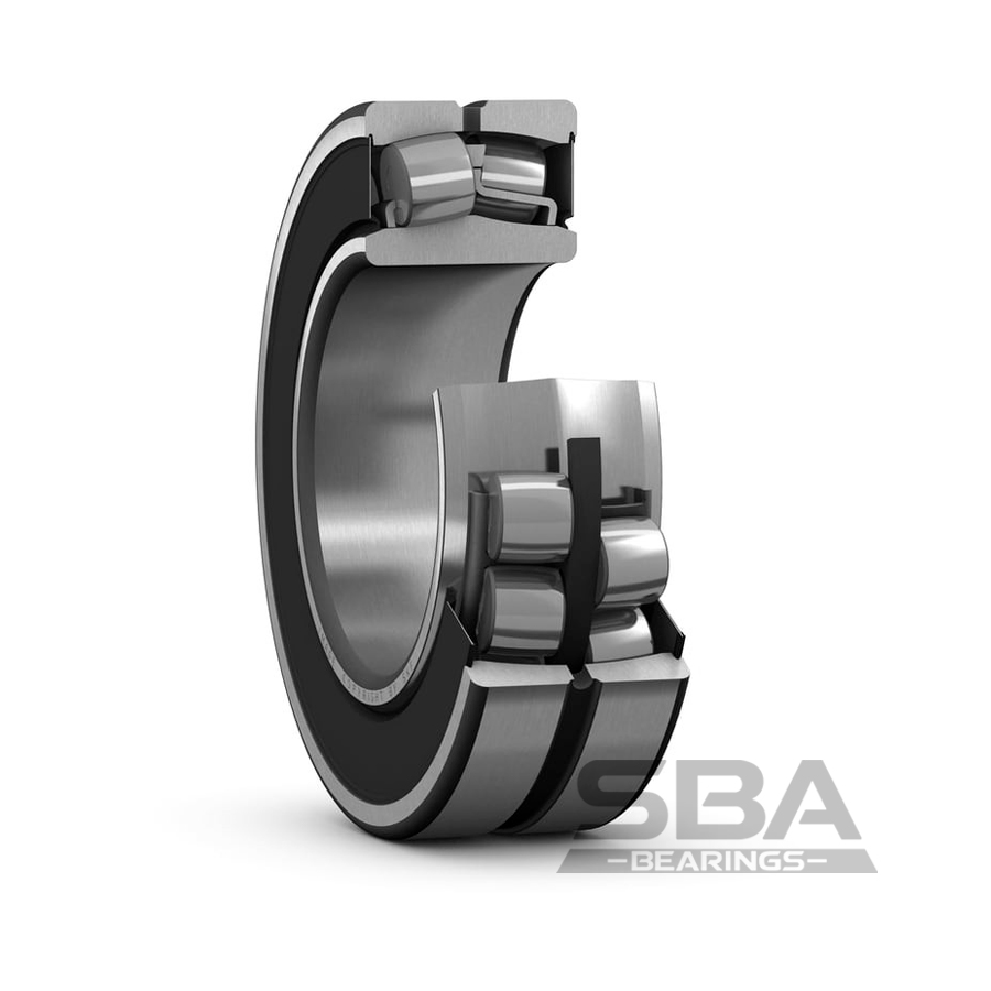 sba bs2-2211-2rsk/vt143 сферический роликоподшипник с коническим отверстием, встроенным уплотнением и элементами для повторного смазывания