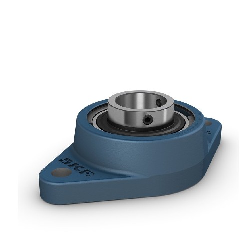 шарикоподшипниковый узел с овальным фланцем, с широким внутренним кольцом и фиксацией с помощью установочных винтов, чугун, стандарты iso fytb 1.1/4 tf