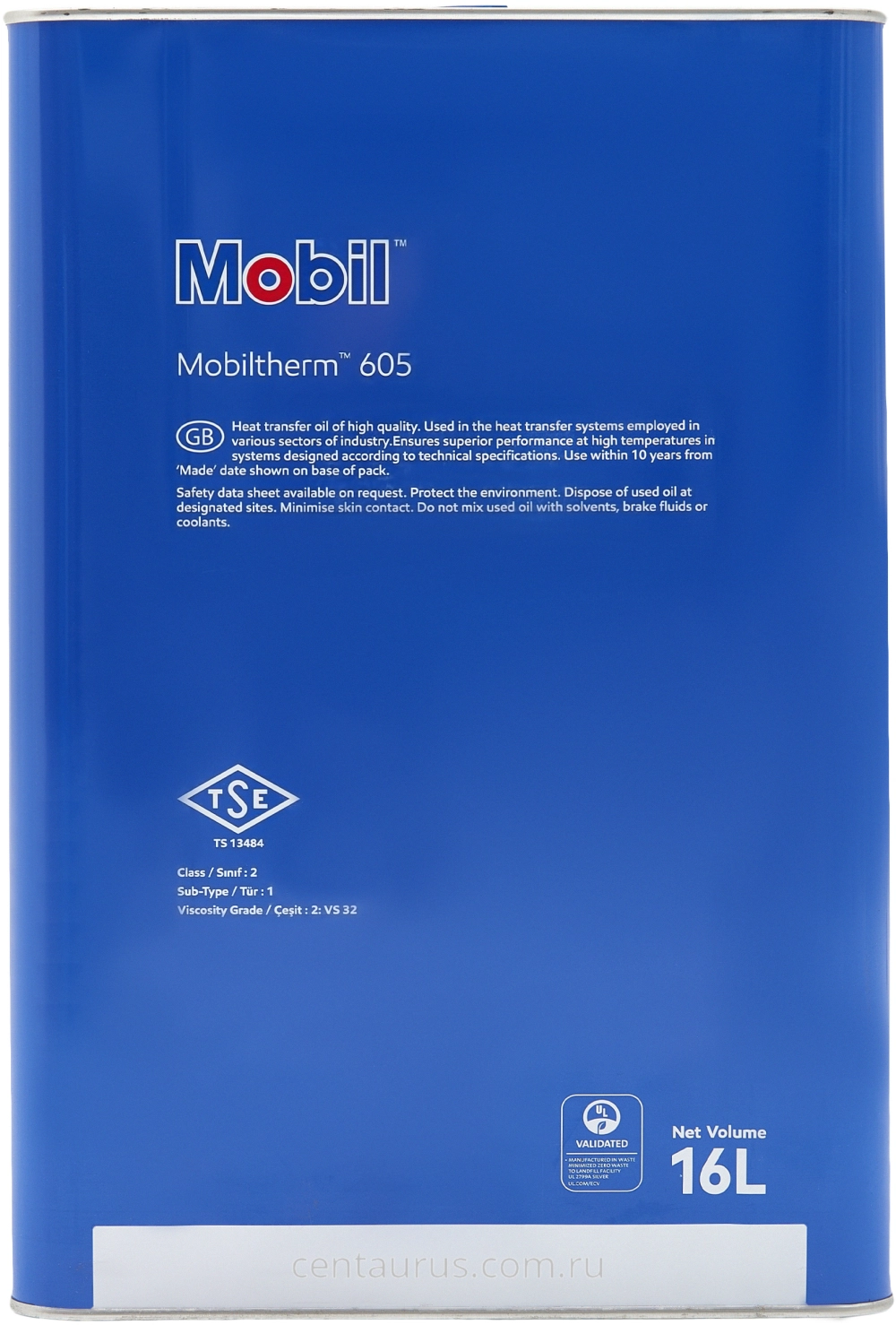 mobiltherm 605 1л масло теплоноситель