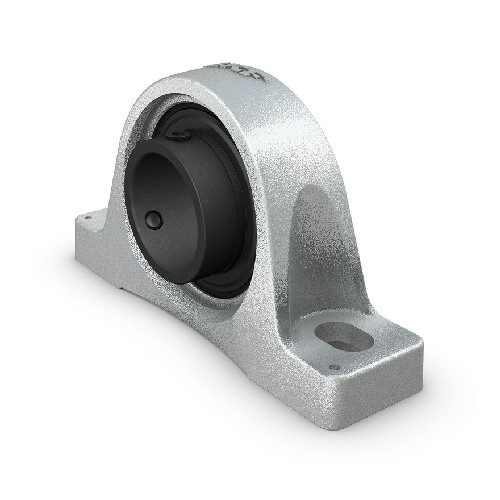 стационарный шарикоподшипниковый узел с широким внутренним кольцом и фиксацией с помощью установочных винтов, высокотемпературный, чугун, стандарты iso sy 2. tf/va201