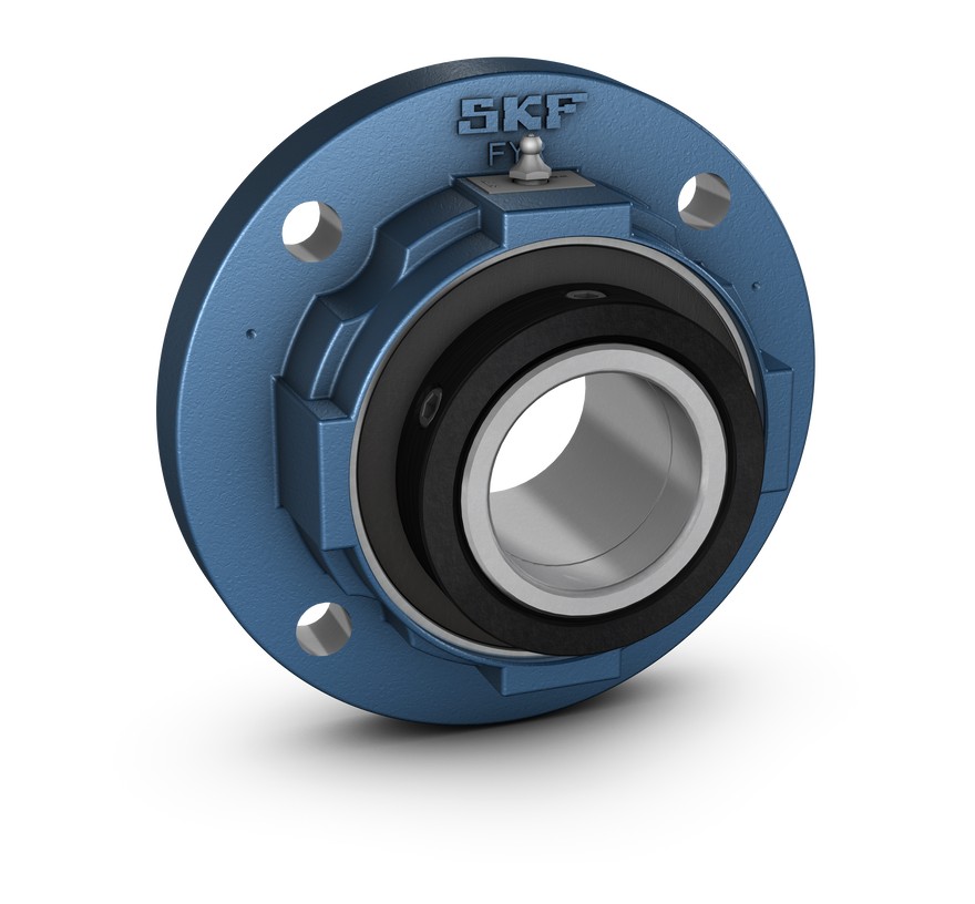 Фланцевый роликоподшипниковый узел с литым корпусом