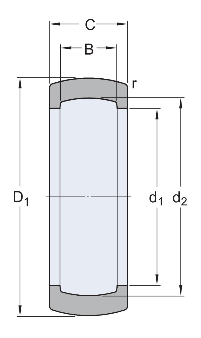 Каучуковое демпфирующее кольцо для корпусного подшипника