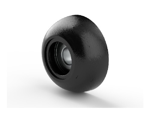 фланцевый шарикоподшипниковый узел с композитным или литым металлическим корпусом per.bb204rry3-fc-a