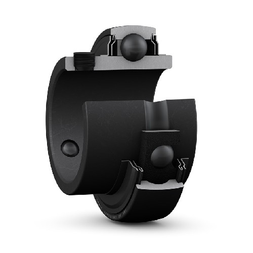 высокотемпературный корпусный подшипник с установочными винтами и широким внутренним кольцом yar 211-2f/va228