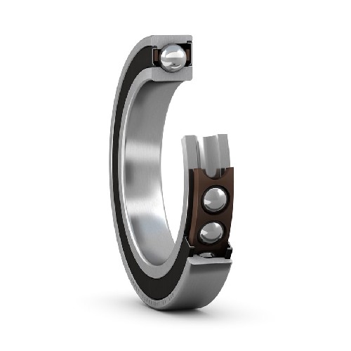 согласованный комплект двух прецизионных однорядных радиально-упорных шарикоподшипников типа d повышенной грузоподъёмности с уплотнениями s7010 acd/p4adbb