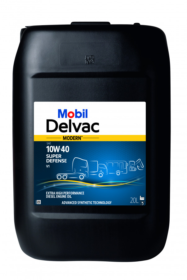 mobil delvac modern 10w-40 super defense v1 20л масло моторное