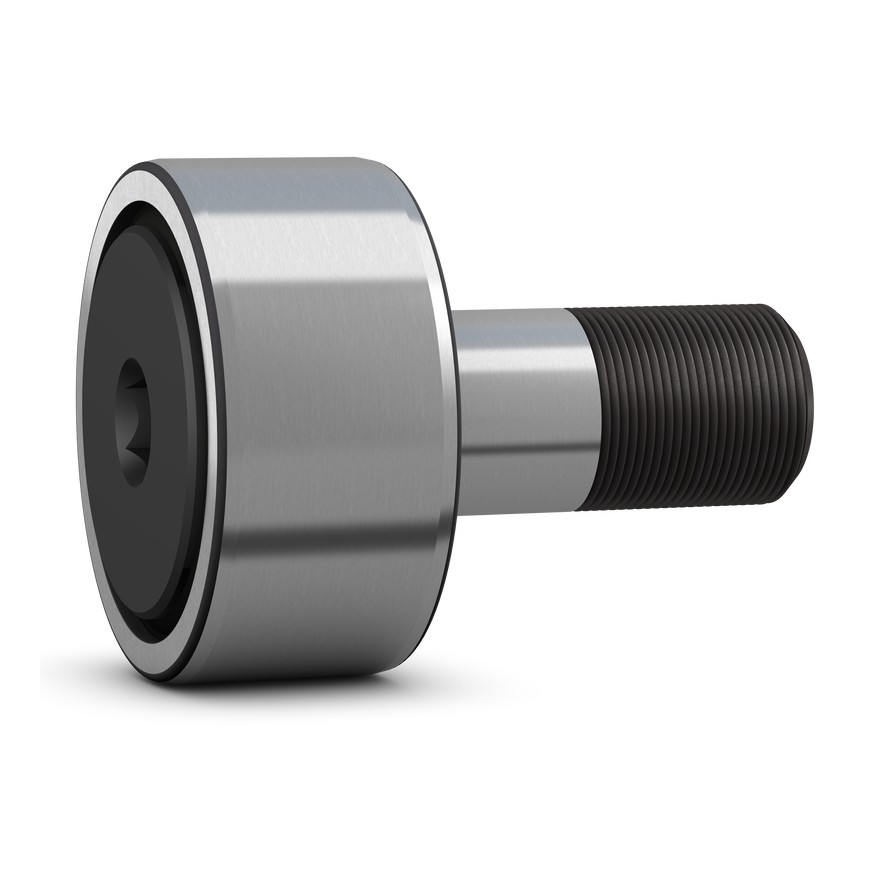 Опорный ролик с цапфой на основе роликоподшипника с встроенным уплотнением и элементами для повторного смазывания